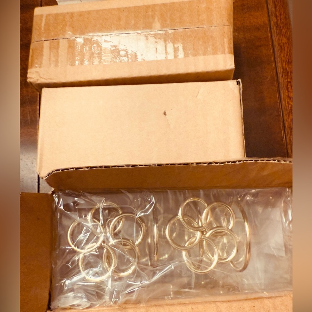 SKL Metal Goldtone napkin ring holders bundle floral swirl Dining table 12 total